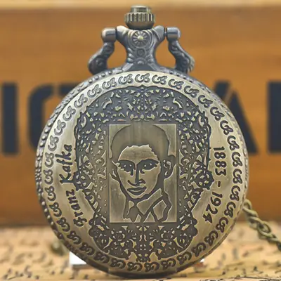 Vintage Foreign Trade Pocket Watch Bronze with Hollow Out Design