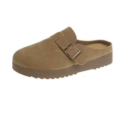 Women Brown Birkenth Slipper with Buckle