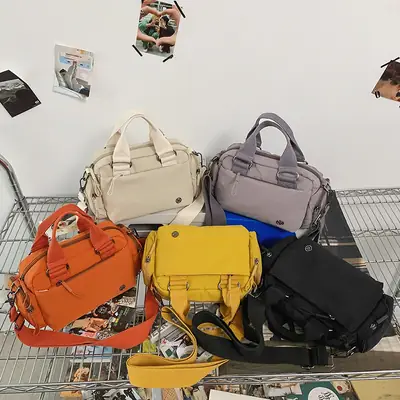 2026 Japanese Style Women's Nylon Crossbody Bag