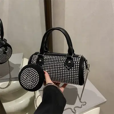 Women's 2025 Korean Style Diamond Shoulder Crossbody Bag