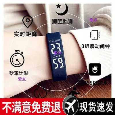 Pink Smart Digital Watch with 360 Features