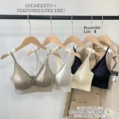 Spring & Summer Glossy Triangle Cup Bra One Piece