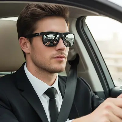 Men Women Polarized Sunglasses Black Grey Film Driving Fishing