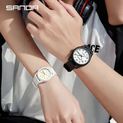 Sanda Brand Couple's Watch Purple Quartz Watch