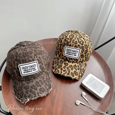 Green Tomato Baseball Cap Men Women Washed Old Wear Sunshade