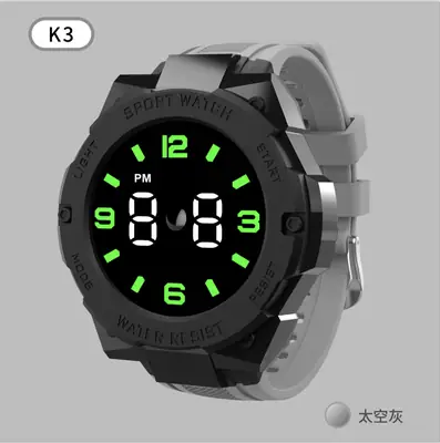 Dual Color LED Digital Watch for Men Women Sports Wear