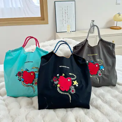 2025 Snake Embroidered Cartoon Bags Large Capacity