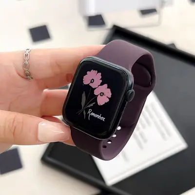 Suitable for Apple iWatch S10 Silicone Strap Apple Watch Ultra8/7/6/5