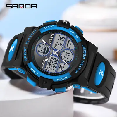 Sanda Astronaut Luminous Waterproof Multifunctional Watch for Men Women