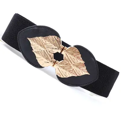European Women's Slim Fit Elastic Waist Belt 65cm