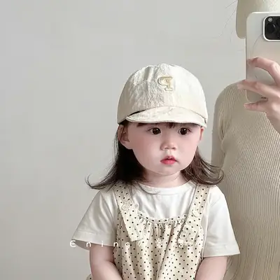 Baby Sun Hat White Mesh Spring Summer Cap