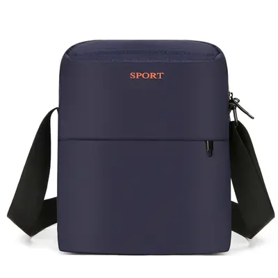 Navy Blue Sport Crossbody Bag Large Capacity