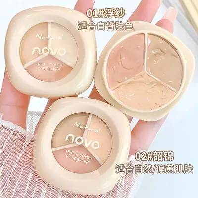 Three-Color Concealer for Acne & Dark Circles