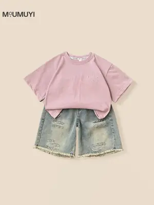Boys Denim Shorts Short Sleeve Summer 2026