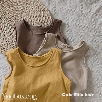 Little Bear Boys Sleeveless T-Shirt Yellow