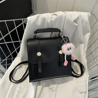 Simple Backpack Women's College Style Bag Women's Bag 2025 New Fashion Casual Shoulder Handbag Small Backpack