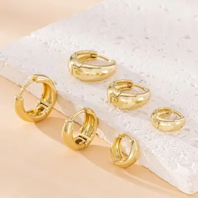 14k Gold Plated Rings with Crystal Accents