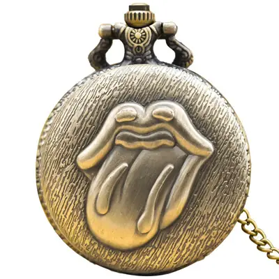 Retro Big Mouth Pocket Watch for Elderly