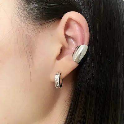Simple Smooth Ear Bone Clip Cold Style Earrings