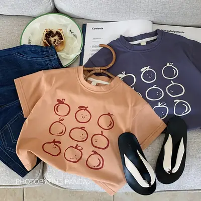 Cotton Cartoon T-Shirt for Boys Summer Wear