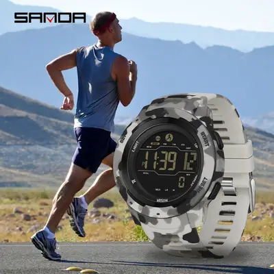 Sanda Digital Camouflage Watch for Men
