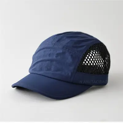 Men's Grey Mesh Baseball Cap Sunshade Breathable