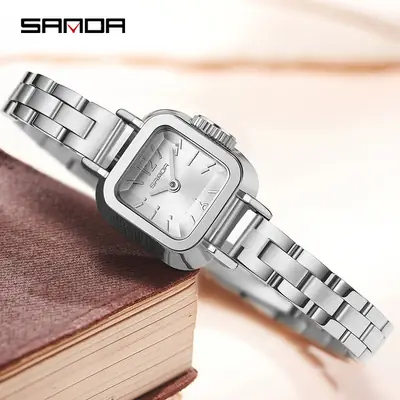 Sanda Rose Gold Women's Quartz Watch with Mesh Band