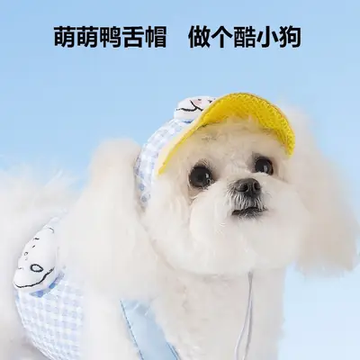 Pet Dog Adjustable Hat Teddy Dog Cap Shade