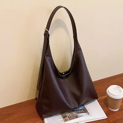 Vintage Leather Shoulder Bag for Women 2025