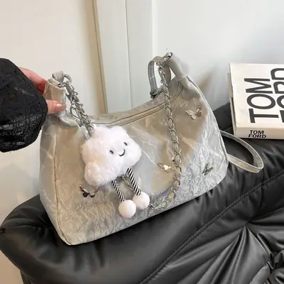Transparent Butterfly Shoulder Bag for Women 2024