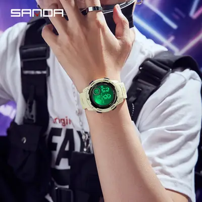 Sanda Digital Watch Multi-Functional Youth Sports Wear