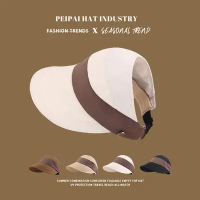 Women's Summer Tie-Pon Hat with Adjustable Strap
