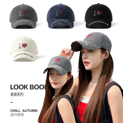 Black Spice Girl Graffiti Cap for Women Men