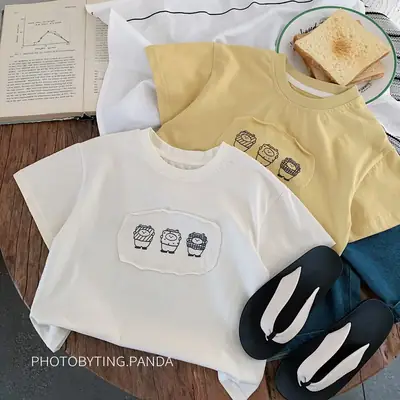 Giant Cartoon T-Shirt for Boys Summer Wear