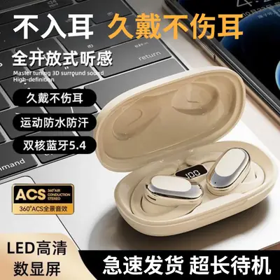 Non-In-Ear Wireless Sports Headphones with Rotating Ear Mount