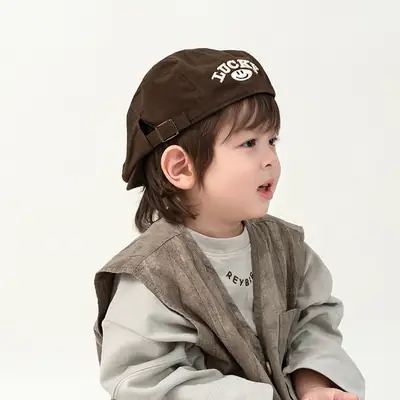 Kids Beanies British Style Painter Cap Forward Cap