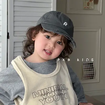 Kids Cap Western Style Holed Tee Baseball Cap