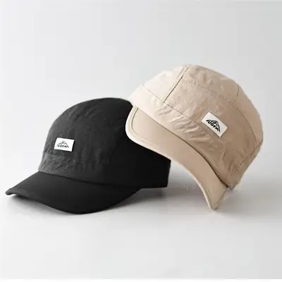 Men's Beige Baseball Cap with Logo