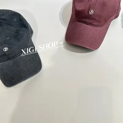 Women's Maroon Letter Embroidered Baseball Cap