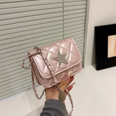 Pink Star Crossbody Bag for Women 2025