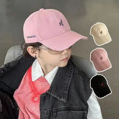 Red Joker Embroidered Baseball Cap for Kids 2025
