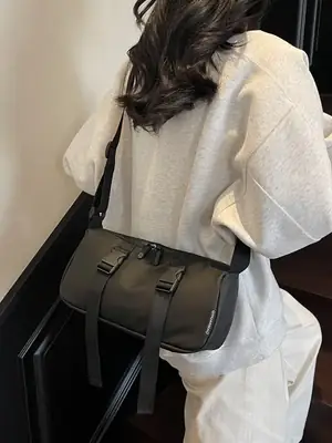 Women Crossbody Bag Black 2025 Fashion Large Capacity