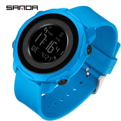 Sanda Digital Sports Watch with Pedometer & Calorie Counter