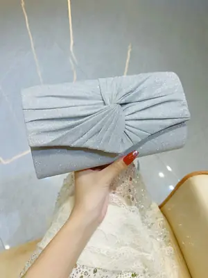 Gray Crossbody Bag for Women European American Vintage