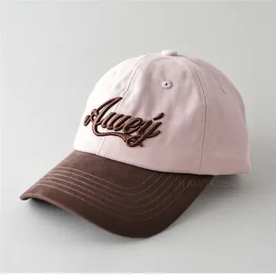 Men 3D Letter Cap Purple Baseball