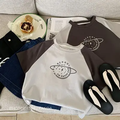 Boys Cotton T-Shirt Short Sleeve Summer 2024
