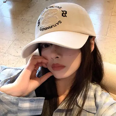 Women Korean Letter Baseball Cap 2026 Spring Summer