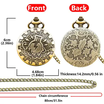 Islamic Calligraphy Flip Bottle Necklace for Boys Girls