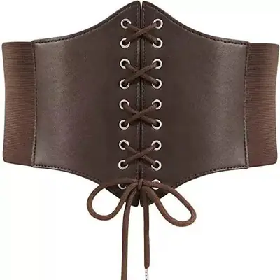 Retro Ultra-Wide High Waist Belt for Women