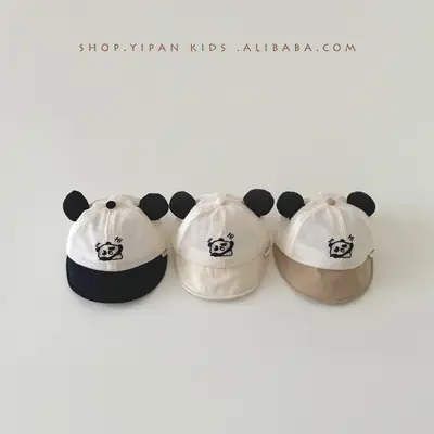 Baby Hats Spring Autumn 2025 New Ears Ins Sunshade Cap